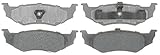 ACDelco 14D658 Advantage Organic Rear Disc Brake Pad Set
