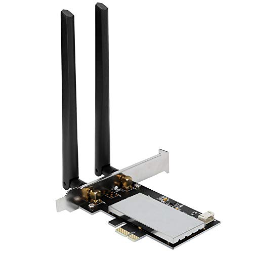 Tarjeta Inalámbrica, Adaptador Portátil WiFi PCIE Antioxidante para Fábrica para Uso General para Uso Profesional para Componentes Electrónicos