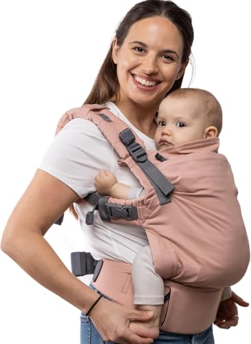 Boba X Mochila Portabebés Ergonómica   Ajustable de Bebé Recién Nacido a Niño   2 en 1: Portabebé Delantero y Mochila de Porteo a la Espalda con Tirantes Cruzados (3 20 kg)   Bloom