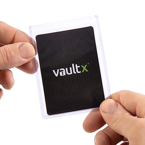 Vault X Toploader 35pt für Trading Cards, Premium Extra Dick, 3 x 4 Nahtlose Starre Kartenhalter, Feste Hüllen, Klarsichtschutz für Sammelkartenspiele, Sportkarten, TCG (100er Pack)