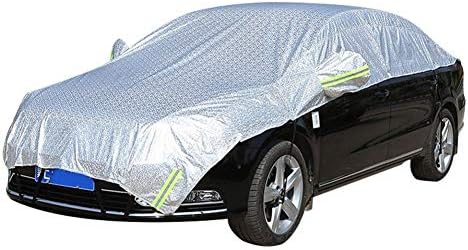 Amazon Bostar カーボディーカバー 水 塵 輻射 紫外線 鳥の糞防止 黄砂 Pm2 5対策 ハーフボディーカバー 1年中使える 簡単装着 三厢の車対応 ボディーカバー 車 バイク