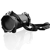 Bluetooth Speakers, Smalody Wireless Portable Outdoor Waterproof Speaker, Loud Sound Stereo and Remarkable Bass, 8 Hours Playing, Support USB, TF Card Slot Speaker for Party, Camping