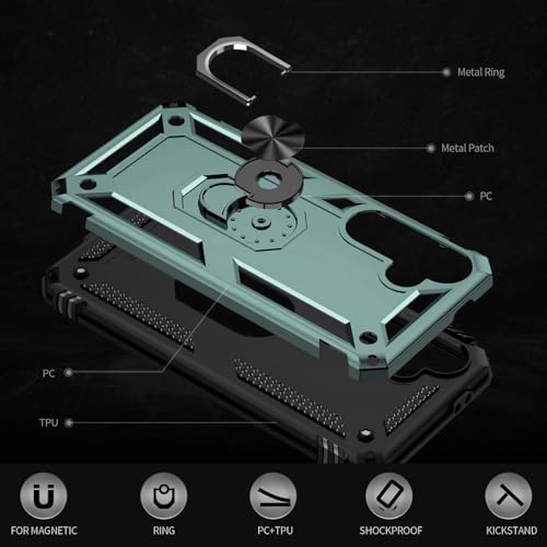 Coque Samsung S24 FE haute résistance avec béquille et finition premium - 5