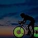 Bike Spoke Reflectors Bicycle Wheel Spoke Warning Reflector Cycling Reflective Strips 48PCS Green Bicycle Spoke Reflective Strip Cycling Wheel Reflector Bike Warning Strip Clip Tube Bicycle Wheel SPO