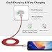 COOYA Dash Charge Cable for OnePlus 7 Pro 8 7T 6, Warp Charging Cable 5V 4A Type C Cable 6FT USB C Cable 80W for SUPERVOOC Charging for OnePlus 13 13R 12 11 10 Pro Open Nord Fast Data Transfer Cord