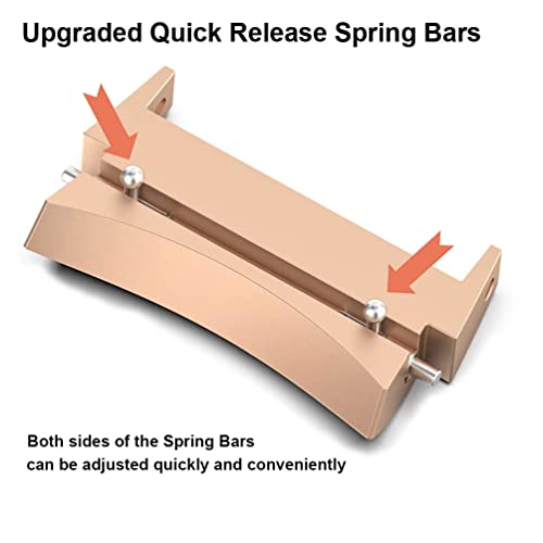 Sankel Connectors Compatible For Samsung Galaxy Watch 4/4 Classic/Watch 5/5 Pro/Watch 6/6 Classic Smartwatch Band Adapter,Stainless Steel Band Connector Adapter Replacement For Galaxy Watch 4/5/6 (Rosegold) #TOP3