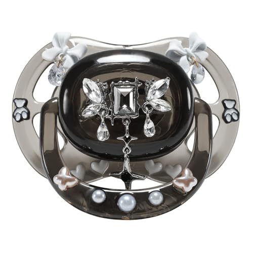 Image of CutiePlusU Large Size Pacifier DIY Big Shield Pacifier - Dark