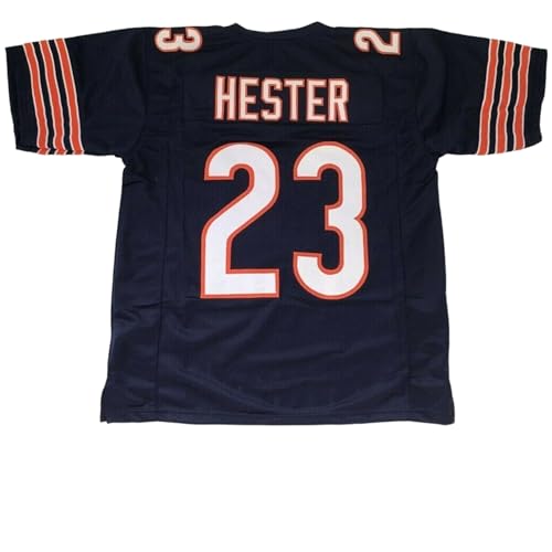 Generic Devin Hester Blue Jersey Stitched Custom Football New No Brand/Logos (US, Alpha, XX-Large, Regular, Regular, Blue)