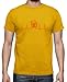 latostadora Camiseta Manga Corta Electro Jarra Cerveza Naranja para Hombre - Amarillo Mostaza S - Ref. 2738318-P