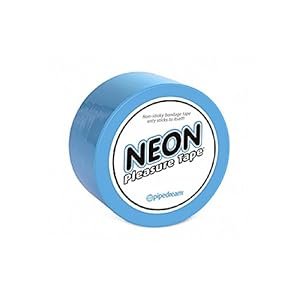 Pipedream – Neon – Bondage Tape Blue, 1 stuk