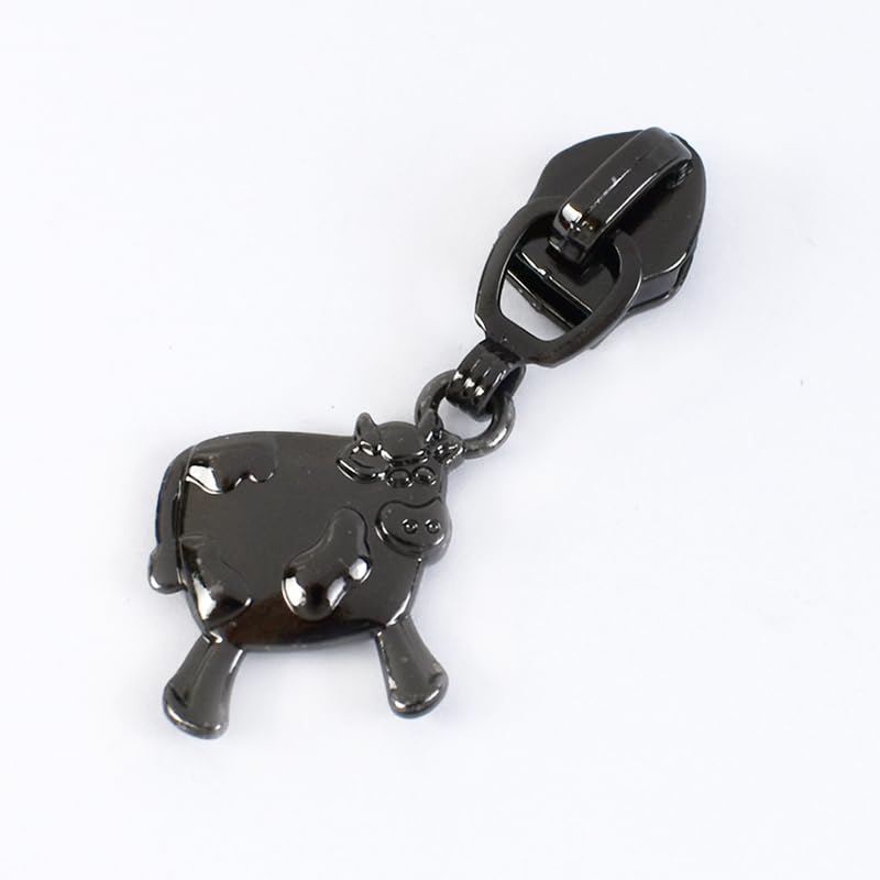 Tirador de cremallera fijo, 5/10/20 piezas 5# deslizadores de cremallera for cremalleras de nailon, cremalleras de prendas, kits de reparación de cremalleras, accesorios de repuesto de costura (color: