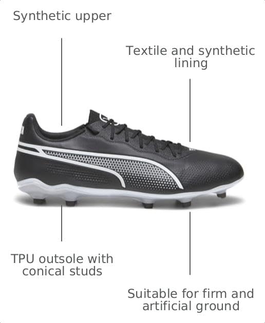 Image of Puma Mens King Pro Firm Ground /Artificial Ground Soccer Cleats