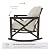 VONZOY Outdoor Rocking Bistro Set, Patio Rocking Chairs Set of 2 with Coffee Table, 3 Pieces Metal Conversation Sets with 6.5" Thick Cushions for Backyard, Porch, Poolside, Oversized (Beige)