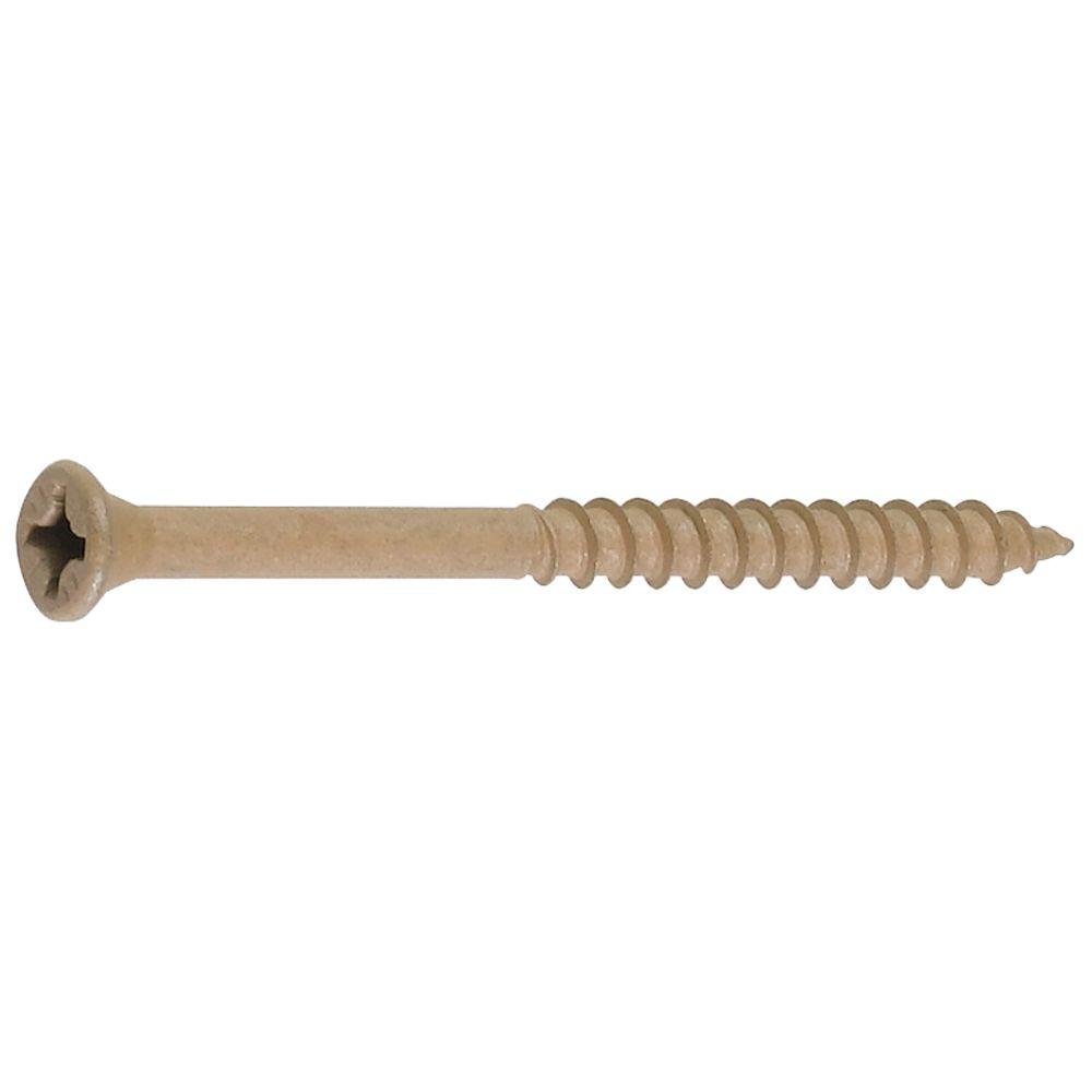 FastenMaster FMGD212-350 Tornillo para madera exterior GuardDog, tostado, 2-1 / 2-pulgadas, 350-Pack
