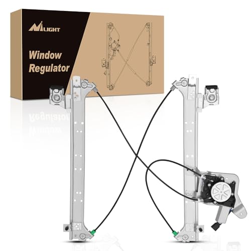 Image of Nilight Rear Passenger Side Power Window Regulator /Motor Compatible with 2001 2002 2003 2004 2005 2006 Chevrolet Avalanche Silverado Suburban GMC Sierra Yukon XL 1500 2500 3500 741-645