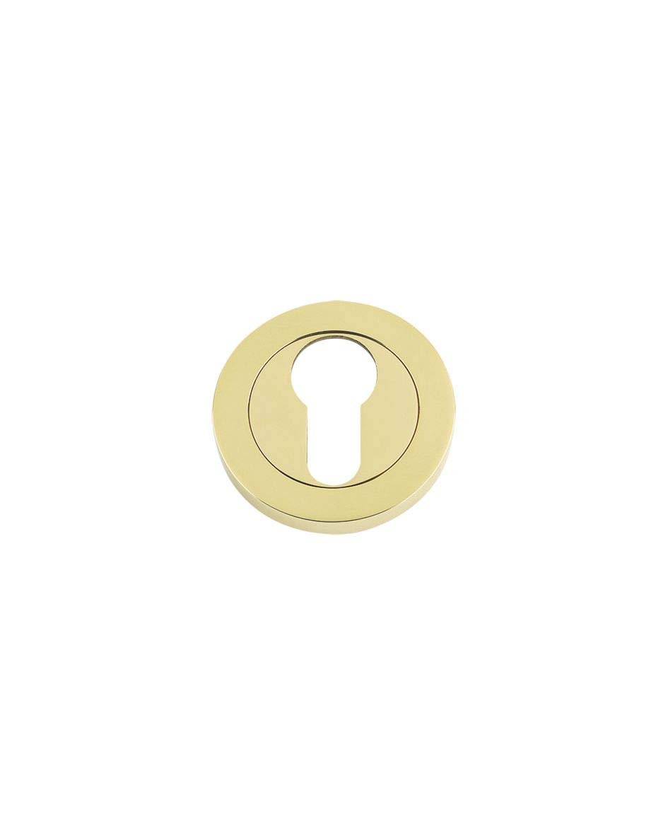 Zoo Hardware Brass Zb001 Euro Profile Escutcheon Polished From The Door Handle Store
