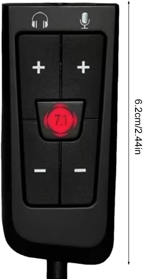 Sound Card with Clear, Balanced Output and Surround Sound Capabilities for Cloud2 Listenings