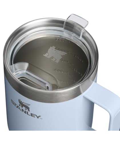 Image of STANLEY The Everyday Suburban Mug | 24 oz | Drink Through Lid | Cup for Coffee, Tea and Drinks | Insulated Stainless Steel Coffee Mug | BPA-Free | Blue Dream Gloss