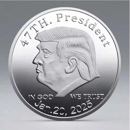 CTTSDHIPE Moneta Commemorativa 2025 Il 47° Presidente Moneta Ricordo Moneta