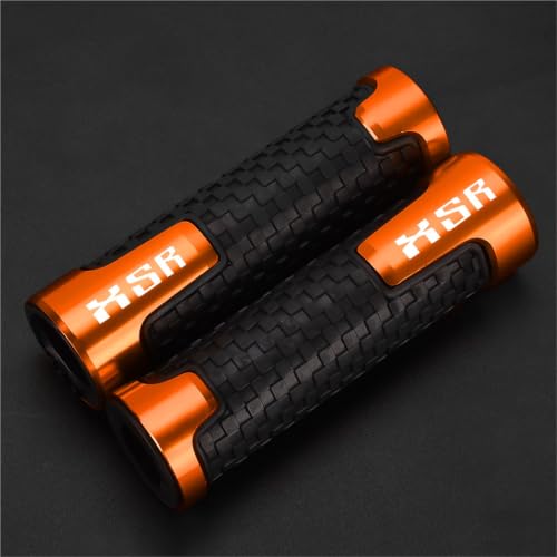 Embout de guidon moto 22mm en alu CNC design épuré pour Yamaha XSR 700 900