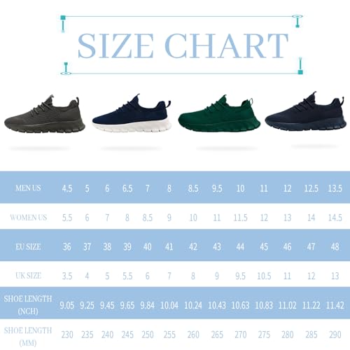 Image of Running Shoes for Men Womens Walking Tennis Gym Sneakers Slip On Comfortable Lightweight Athletic Workout Fashion Sports Shoes