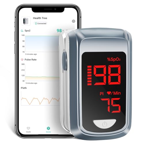 Pulsiox&iacute;metro Oximetro dedo profesional, HOLFENRY oximetro dedo P...