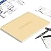 HAUTOCO Check Registers for Personal Checkbook, Transaction Expense Ledger Log Book for Small Business, Checking Account Register Book to Track Payments, Deposits, Finances, 8.4 x 6.2'', Light Yellow