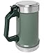 STANLEY Classic Bottle Opener Beer Stein 24 oz | Flip Up Lid and Heavy Duty Handle with Built In Bottle Opener | Insulated Stainless Steel Beer Mug | BPA-Free | Hammertone Green