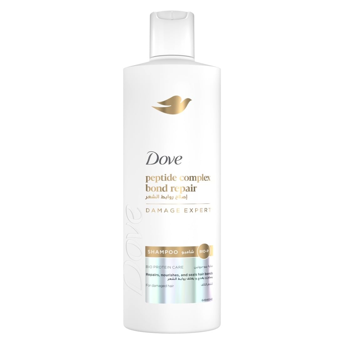 Dove Bond Repair Shampoo for Women - Bio Protein Care for Healthy, Vital, Smooth Hair - 10x Stronger, 2x Softer Hair Full of Life - 350 ml