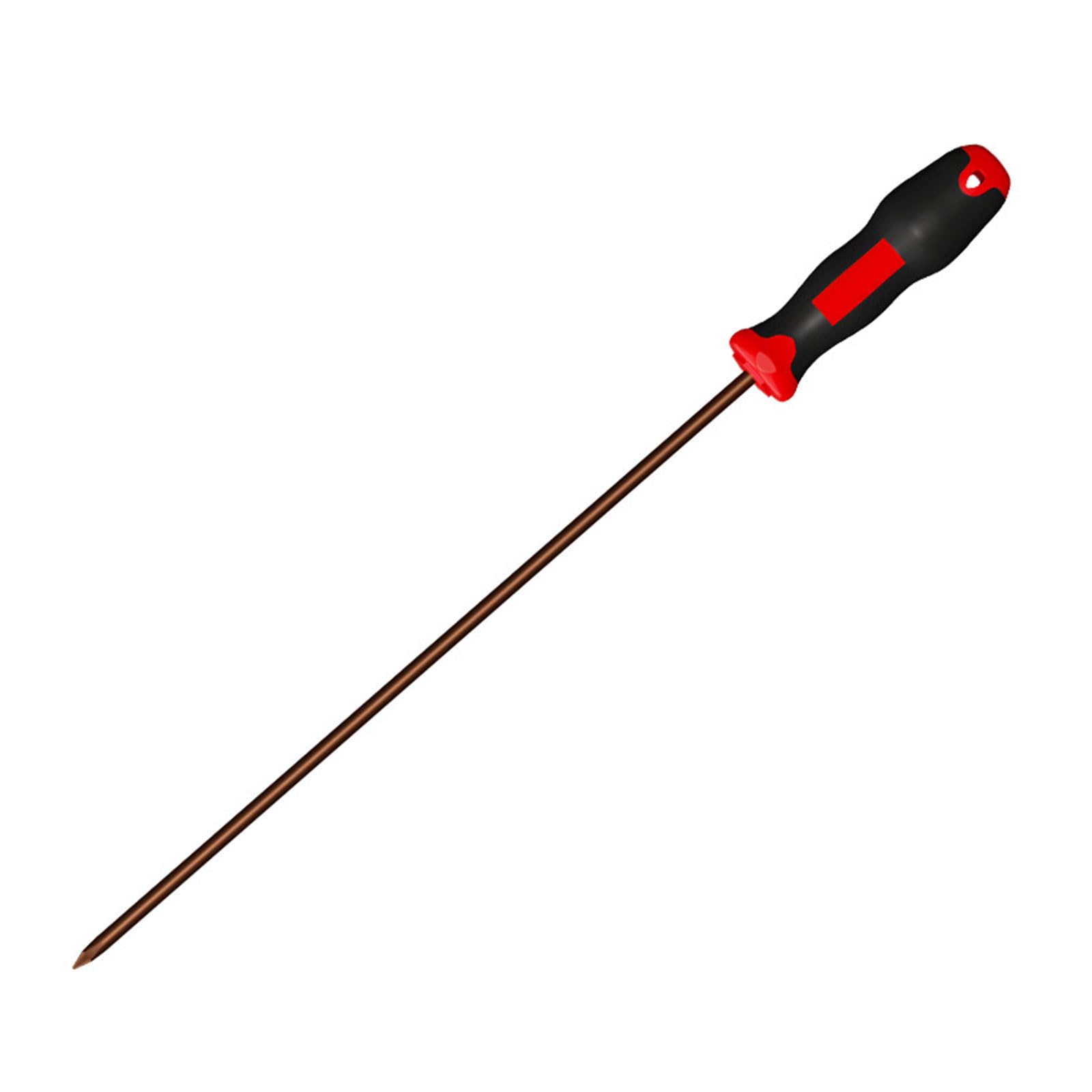 Msioytog 5X300 Cross Handle Screwdriver Extended Rod For Easy Strong Alloy Steel Construction Slotted/Cross Optional Long Handle