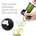 Fullstar Vegetable Spiralizer and Slicer - Zucchini Spiralizer Noodle Maker with Sharp Stainless Steel Blades, Spiralizer for Veggie Noodles, Cucumber Veggie Vegetable Zoodler, Kitchen Gadget (4 in 1)