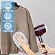 Andibro Garment Steamer Bügelhandschuhe, Dampf Handschuh mit Fingerschlaufe Wasserdichter Anti Dampfhandschuh Hitzebeständige Handheld Garment Steamer Zubehör für Kleidung Hemden Bügeln(Sterngrau)