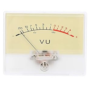 East buy VU Meter,T‑90 Hoge Nauwkeurigheid DB-versterker Niveau VU Meter Header met Gloeilamp Audio Apparaat Accessoire