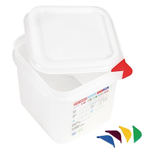 Araven Boîte alimentaire 2,6 l 2,6 l (1/6 GN) 150 x 176 x 162 mm Lot de 4.