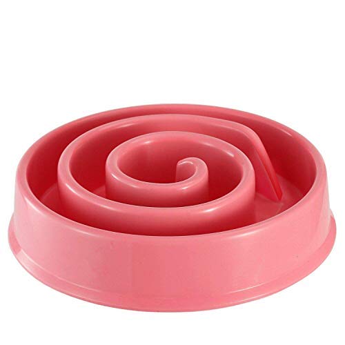 PSK PET MART Interactive Slow Feeder Puzzle Non-Toxic Prevent Choking Design Pet Bowl for Puppies, Medium Dogs, Cats & Other Small Animals(Multi Color) (Spiral) (B08NGN95PN) Amazon Price History, Amazon Price Tracker