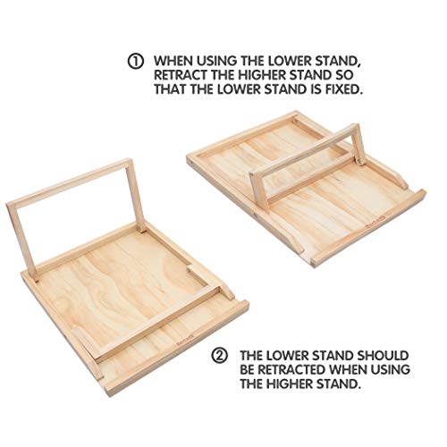 Becko Puzzle Board & Bracket Set/Wooden Puzzle Board Kit/Jigsaw Puzzle Plateau - with Puzzle Board for Up to 1000 Pieces - Thumbnail 7