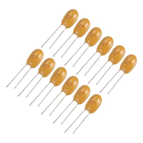 Condensateur électrolytique 4.7uF 50V à broches radiales pour filtrage stable de PCB