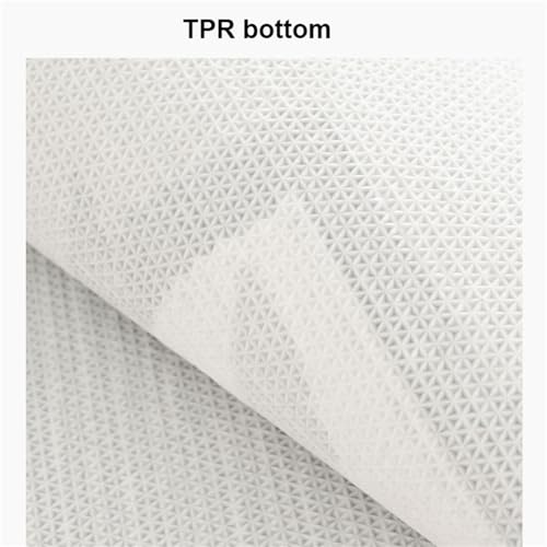 Tapis de bain absorbant l'eau de douche en microfibre bordeaux - 7