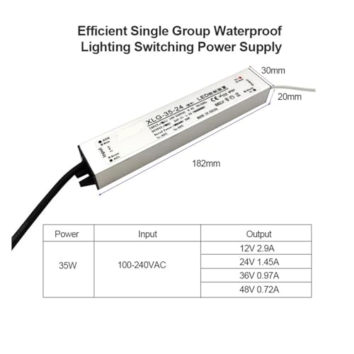 Alimentation à découpage étanche 35W transformateur 45V pour installation électrique extérieure - 5
