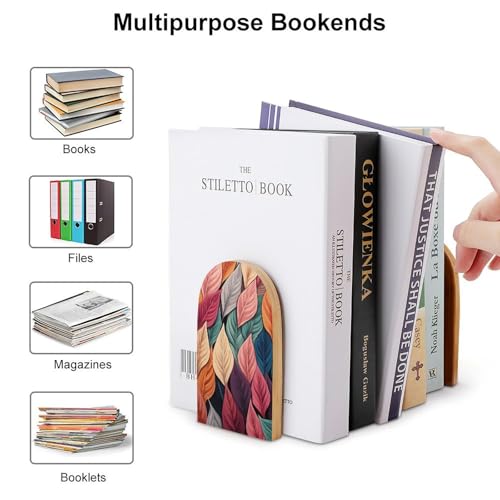 Serre-livres en bois pour étagères support CD DVD jeux