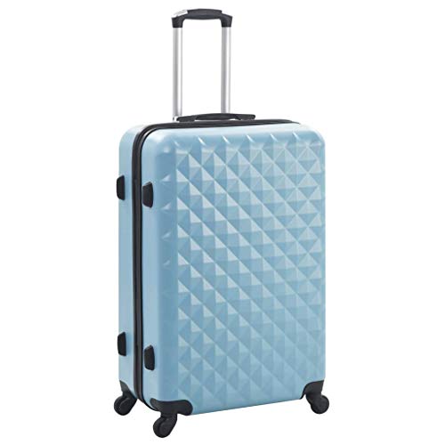 CHARMMA Hardcase Trolley Set 3 pcs Blue ABS,Suitcases-918892