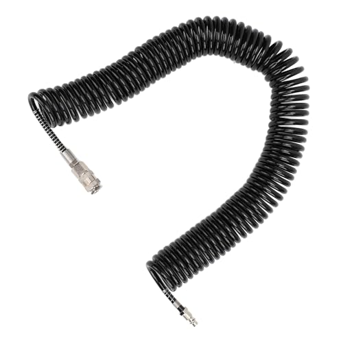 Manguera de caucho flexible Eujgoov con restrictor de acero premium 4