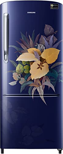 Image of Samsung 183 L, 3 Star, Digital Inverter, Direct-Cool Single Door Refrigerator (RR20C2723VB /NL, Red, Tropical Purple)