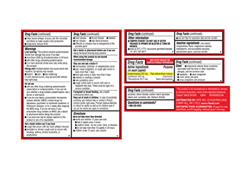 Rite Aid Daytime Severe Sinus Congestion & Pain Relief - Acetaminophen, 325 mg - 24 Caplets | Multi-Symptom Non-Drowsy | Relief | Cold and Flu | Cold & Sinus Medicine for Adults - Image 3