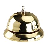 TOYANDONA Golden Hand Pressing Service Bell Restaurant Call Bell Reception Customers Bell Pet Traini