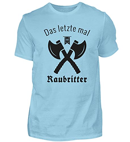 T-shirt EVJF pour homme haut de gamme bleu M Le dernier frère avec finitions premium