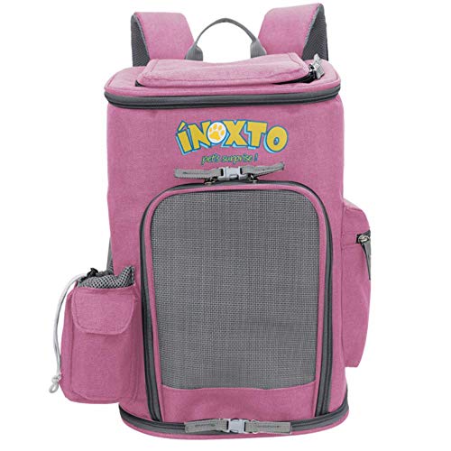 L&XY Mochila De Transporte De Mascotas Suave para Pequeños Perros Y Gatos, Aprobada por La Aerolínea, Diseñada para Viajes, Senderismo, Senderismo Y Uso En Exteriores,Pink