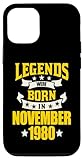 Photo Gallery custodia per iphone 12/12 pro legends were born in november 1980 for 43rd birthday Photo Gallery custodia per iphone 12/12 pro legends were born in november 1980 for 43rd birthday