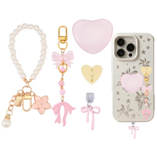 Kit liseuse nœud de qualité supérieure, support cœur et finitions rose
