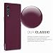 kwmobile Hülle für LG Velvet TPU Case - Handyhülle unterstützt kabelloses Laden, Flexible Schutzhülle, gummiertes Cover in Bordeaux Violett
